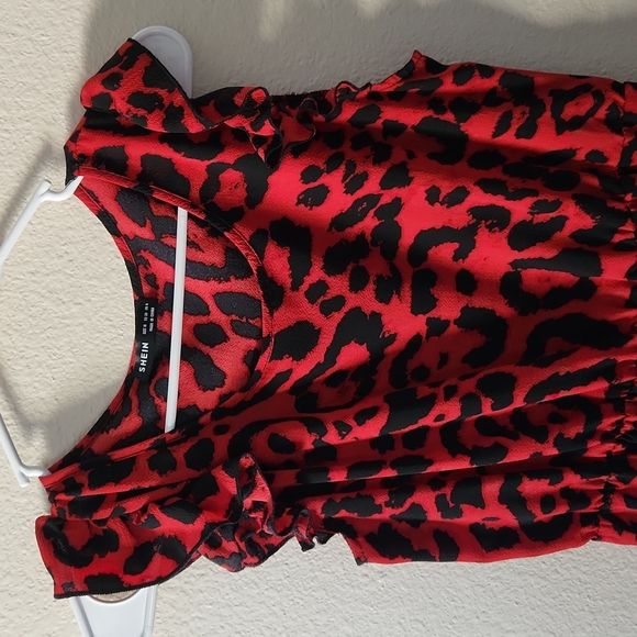 NWOT Shein Leopard Dress - Picture 2 of 3